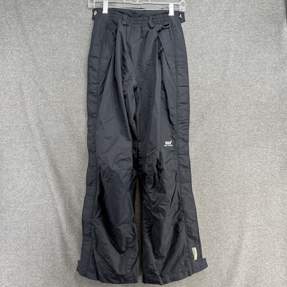 Helly Hansen Mens Small Black Helly Tech Waterproof Ski Snowboard Rain Pants